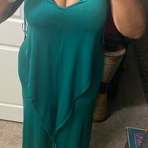 New 1X Halter Jumpsuits. Qty 2.